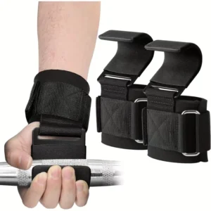 Heavy-Duty Weightlifting Wrist Hooks