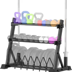 3-Tier Weight Plate Rack