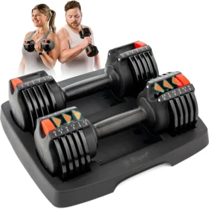 5-in-1 Adjustable Dumbbells Set